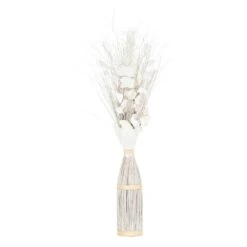 ATMOSPHERA Fagot De Fleurs Et Tiges Séchées Blanc Et Naturel D. 40 X H. 150 Cm -Jardinoux Soldes Magasin 057c2b82e1857978