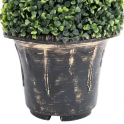 VIDAXL Plante De Buis Artificiel En Spirale Avec Pot Vert 59 Cm 10 VIDAXL Plante De Buis Artificiel En Spirale Avec Pot Vert 59 Cm -Jardinoux Soldes Magasin 07f6a482914170ac