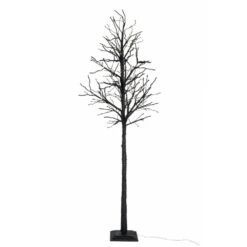 Arbre Nu + 150 Leds Blanc Chaud + Adaptateur Fil De 3m Paillettes Noir Extra Large 300cm -Jardinoux Soldes Magasin 63c5942f86cfd7.14397641