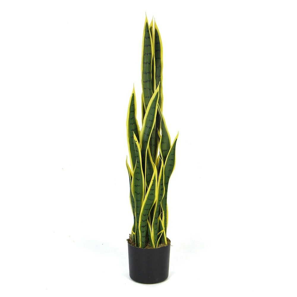 Plante Artificielle - Sanseviera Jaune 89cm 3 Plante Artificielle - Sanseviera Jaune 89cm