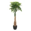 ATMOSPHERA Plante Artificielle Arbre Pachira En Pot H 110 Cm -Jardinoux Soldes Magasin 64821b7870b882.69135120