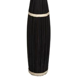 ATMOSPHERA Fagot De Fleurs Et Tiges Séchées Blanc Et Noir D. 40 X H. 150 Cm -Jardinoux Soldes Magasin 648229d61a4317.28855652