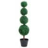 VIDAXL Plante De Buis Artificiel Avec Pot Forme De Boule Vert 90 Cm -Jardinoux Soldes Magasin d5f34882154db6c1